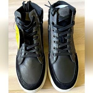 Propet Kenton Men's Running Leather Shoes Sneakers Size USA 10 M(D) Black Color